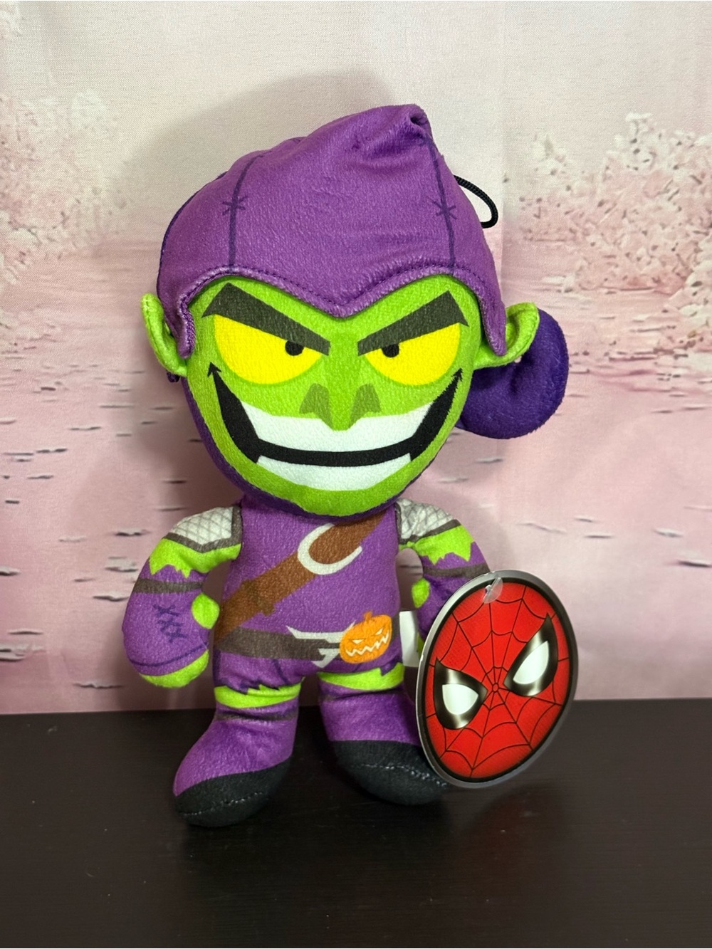 Green Goblin 8” stuffed plush Spidey and his amazing Friends Spider-Man. NWT